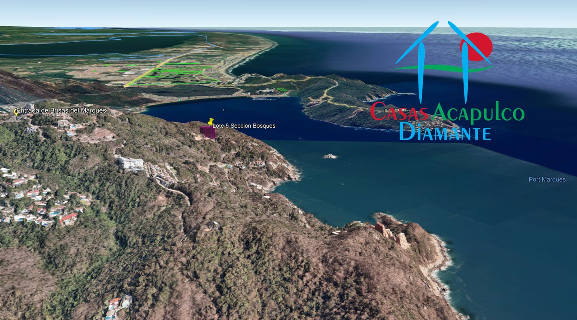 Terreno Brisas del Marqués Bosques lote 5 - Ubicación satelital y entorno 12